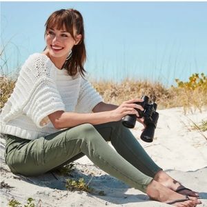 Spanx Stretch Twill Ankle Cargo Pant Size Large